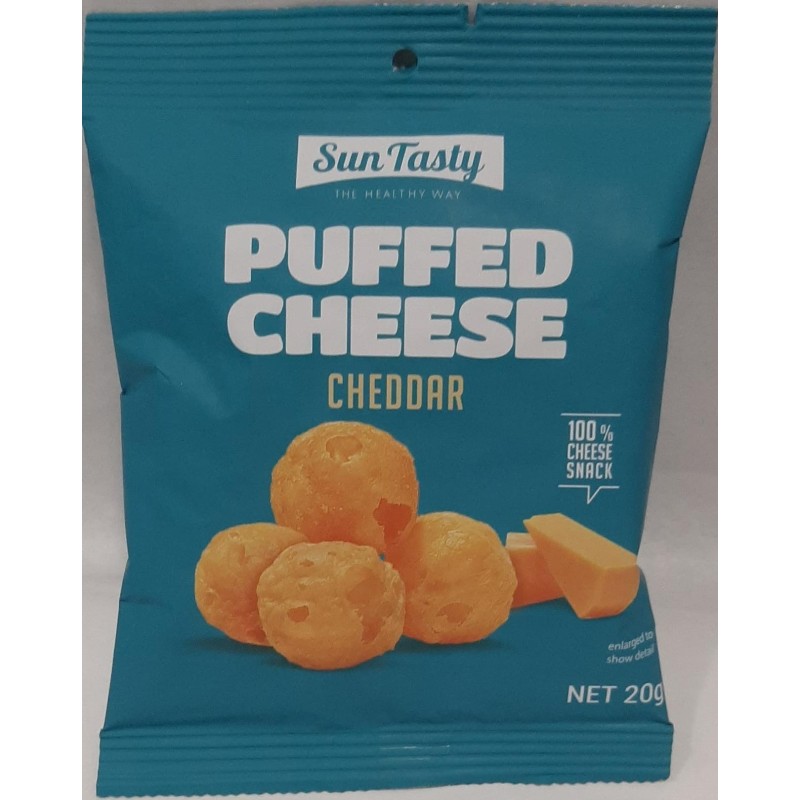 SUN TASTY - PUFFED CHEESE CHEDDAR 24/20GR