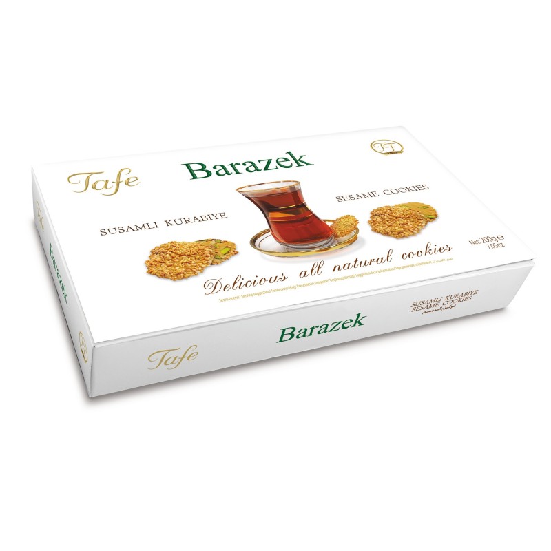 TAFE SESAME COOKIES BARAZEK BOX 12/200GR